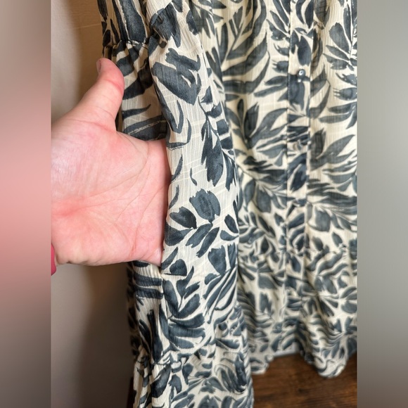 Hayden Los Angeles Botanical Ruffled Plus Size 2XL Dress - Picture 5 of 9